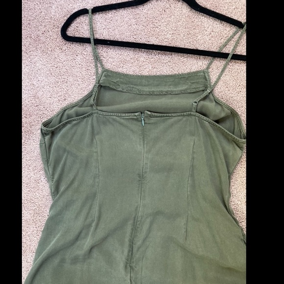 NWT Superdry Tencel Racer Olive Green Dress - 90s - Picture 3 of 6